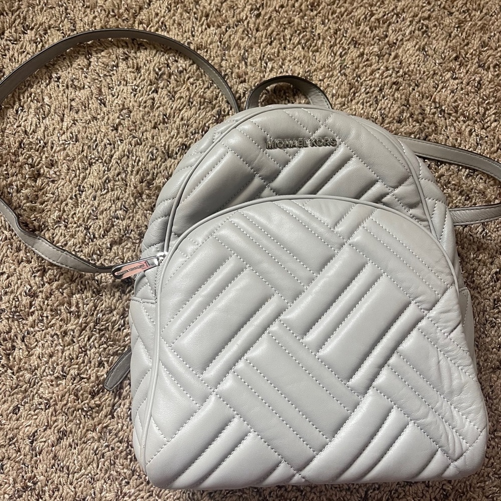 Quilted Michael Kors Backpack Bag